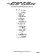 Preview for 4 page of Maytag MFI2569VEA10 Cabinet Parts