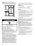 Preview for 22 page of Maytag MFI2569VEM - 25.0 cu. Ft. Refrigerator User Instructions