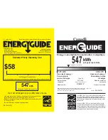 Maytag MFI2569YEB Energy Manual preview