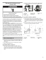 Preview for 17 page of Maytag MFS100 Installation Instructions Manual