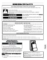 Preview for 3 page of Maytag MFT2574DE Use & Care Manual