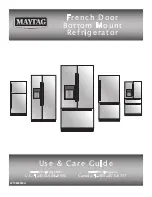 Preview for 1 page of Maytag MFT2778EEZ01 Use & Care Manual