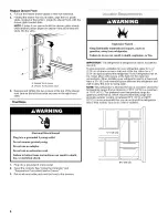 Preview for 8 page of Maytag MFX2876DRE00 Installation Instructions And Owner'S Manual