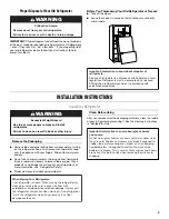 Preview for 3 page of Maytag MFX2876DRM User Instructions