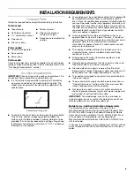 Preview for 3 page of Maytag MGC7430W Installation Instructions Manual