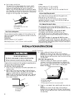 Preview for 6 page of Maytag MGC7430W Installation Instructions Manual