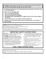 Preview for 4 page of Maytag MGC7630W Use And Care Manual