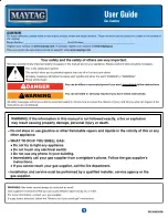 Preview for 1 page of Maytag MGC9536DS User Manual