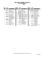 Предварительный просмотр 2 страницы Maytag MGD5707TQ0 Parts List