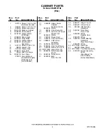 Предварительный просмотр 4 страницы Maytag MGD5707TQ0 Parts List