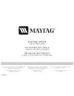 Предварительный просмотр 1 страницы Maytag MGD5740TQ0 Use & Care Manual