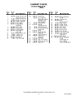 Предварительный просмотр 4 страницы Maytag MGD5800TW0 Parts List