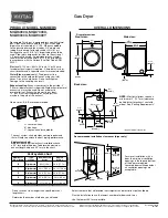 Maytag MGD6000X Product Dimensions предпросмотр