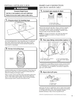 Предварительный просмотр 9 страницы Maytag MGD6000XG2 Installation Instructions Manual