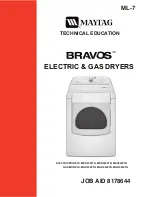 Maytag MGD6300TQ - Bravos Gas Dryer Technical Education предпросмотр