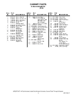 Предварительный просмотр 4 страницы Maytag MGD6300TQ0 Parts List