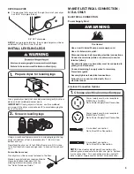 Предварительный просмотр 9 страницы Maytag MGD7230HC0 Installation And Care Instructions