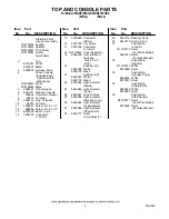 Предварительный просмотр 2 страницы Maytag MGD9700SB0 Parts List