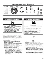 Preview for 65 page of Maytag MGD9700SQ - 27" Gas Dryer Use And Care Manual