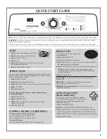 Предварительный просмотр 5 страницы Maytag MGDB200VQ - 6.8 Cu Ft Bravos Gas Dryer Use & Care Manual