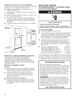 Предварительный просмотр 6 страницы Maytag MGDB700BW0 Installation Instructions Manual