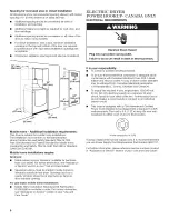 Предварительный просмотр 6 страницы Maytag MGDB750YW0 Installation Instructions Manual