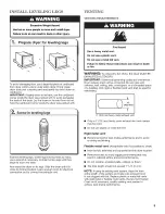 Предварительный просмотр 9 страницы Maytag MGDB750YW0 Installation Instructions Manual