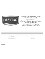 Maytag MGDB800VQ - R BravosR Steam Gas Dryer Use And Care Manual предпросмотр