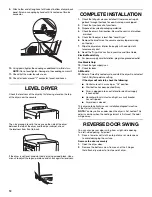 Предварительный просмотр 12 страницы Maytag MGDB850WL - 29" Gas Dryer Installation Instructions Manual