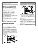 Предварительный просмотр 11 страницы Maytag MGDB955FC Use & Care Manual