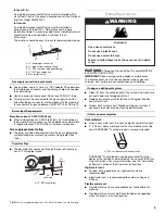 Предварительный просмотр 5 страницы Maytag MGDC400VW - Centennial 29" Gas Dryer Installation Instructions Manual