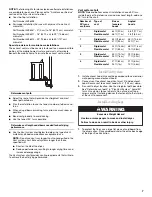 Предварительный просмотр 7 страницы Maytag MGDC400VW - Centennial 29" Gas Dryer Installation Instructions Manual