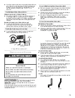 Предварительный просмотр 15 страницы Maytag MGDC400VW - Centennial 29" Gas Dryer Installation Instructions Manual