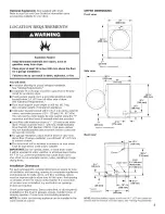 Предварительный просмотр 5 страницы Maytag MGDE201YW0 Installation Instructions Manual