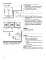 Предварительный просмотр 16 страницы Maytag MGDE201YW0 Installation Instructions Manual