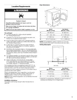 Предварительный просмотр 5 страницы Maytag MGDE500VW3 Installation Instructions Manual