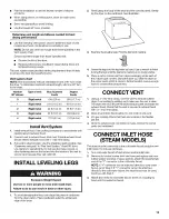 Предварительный просмотр 13 страницы Maytag MGDE500VW3 Installation Instructions Manual