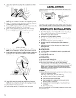 Предварительный просмотр 14 страницы Maytag MGDE500VW3 Installation Instructions Manual