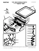 Предварительный просмотр 1 страницы Maytag MGDE500WJ1 Parts List