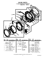 Предварительный просмотр 9 страницы Maytag MGDE500WJ1 Parts List