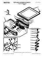 Предварительный просмотр 1 страницы Maytag MGDE900VW2 Parts List