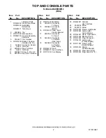 Предварительный просмотр 2 страницы Maytag MGDE900VW2 Parts List