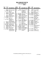 Предварительный просмотр 6 страницы Maytag MGDE900VW2 Parts List