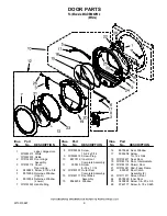 Предварительный просмотр 9 страницы Maytag MGDE900VW2 Parts List