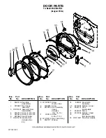 Предварительный просмотр 9 страницы Maytag MGDZ400TQ0 Parts List