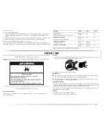 Предварительный просмотр 23 страницы Maytag MGDZ600TB - 27" Gas Dryer Use And Care Manual