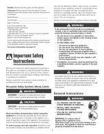 Preview for 2 page of Maytag MGR4452BDB Warranty Manual