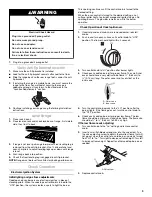 Preview for 9 page of Maytag MGR5605W Installation Instructions Manual