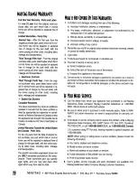 Preview for 20 page of Maytag MGR5705BDH User Manual