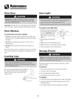 Preview for 9 page of Maytag MGR5765QDS - 30 Inch Gas Range Use And Care Manual